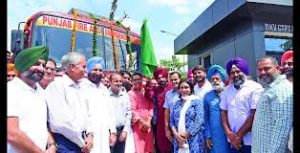 Navjot Singh Sidhu flagged off fire brigades for 8 cities in Punjab