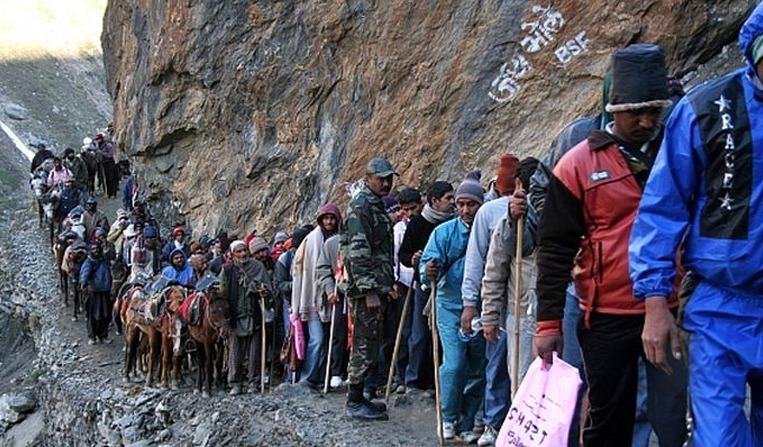 Amarnath Yatra: Another 724 Pilgrims Leave For Base Camps