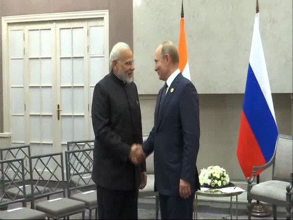 PM Modi Meets Russian President Putin At BRICS Summit