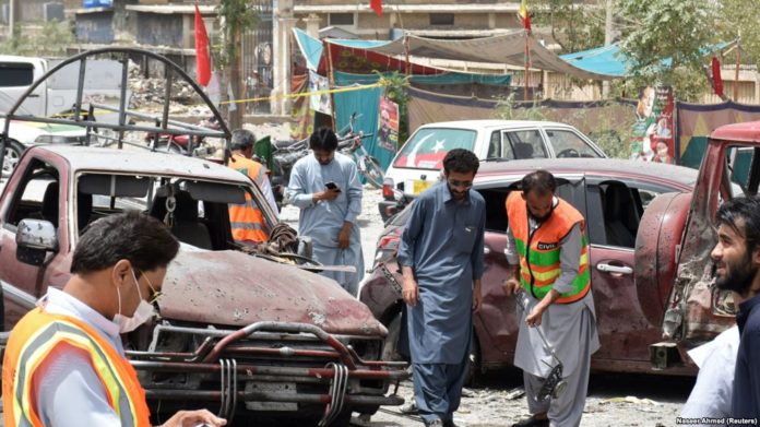 Voting ends in Pakistan; 35 killed in suicide blast, poll-related violence Voting ends in Pakistan; 35 killed in suicide blast, poll-related violence