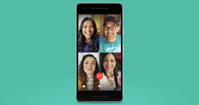 Now Call four friends at a time with WhatsApp Group Calling