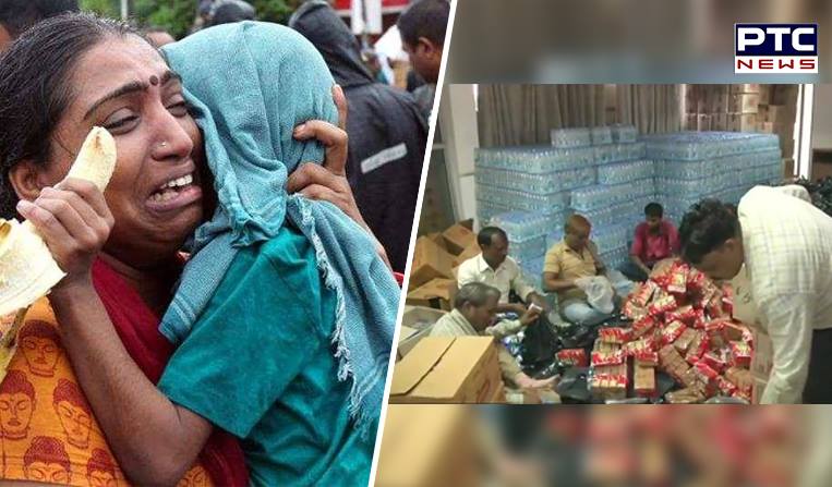Punjab: 1 lakh packets of food products like biscuits, milk sent to flood hit Kerala