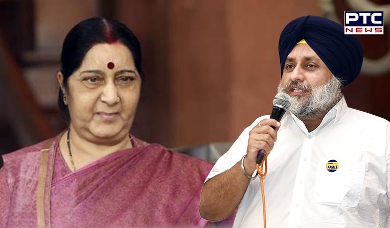 Sukhbir Badal asks Swaraj to take up issue of hate crimes against Sikhs with the US govt