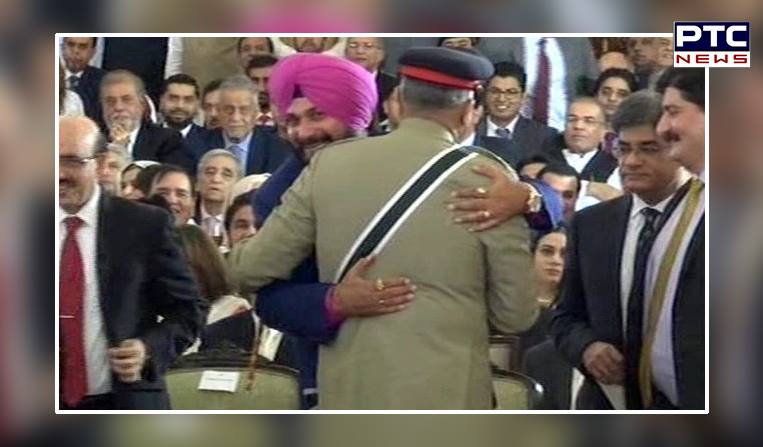 Complaint of sedition filed against Navjot Sidhu for hugging Pak army chief