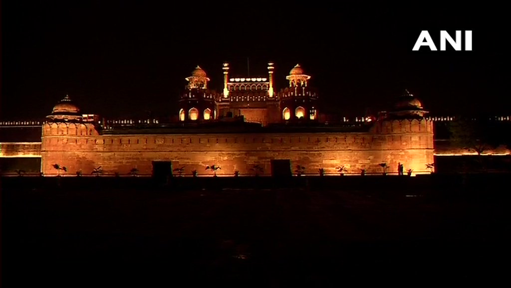 Red Fort illuminated with 2,600 lamps ahead of 15th August