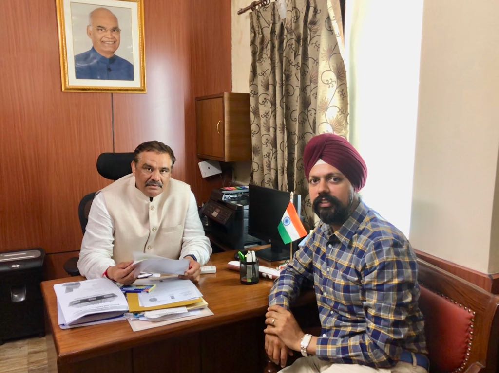 MP Dhesi from the UK meets Minister Sampla again for direct London to Amritsar flights