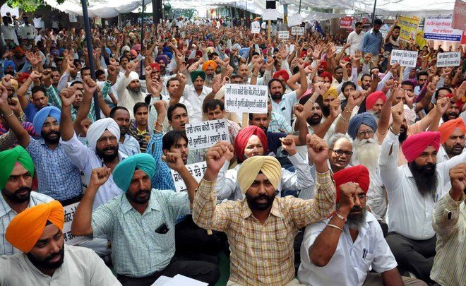 Sanjha Adhyapak Morcha Punjab Rally Today, Police On Toes