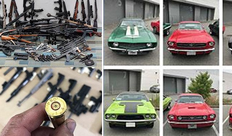 Indo-Canadian Gang Busted in Canada: 97 prohibited weapons, drugs, cash seized