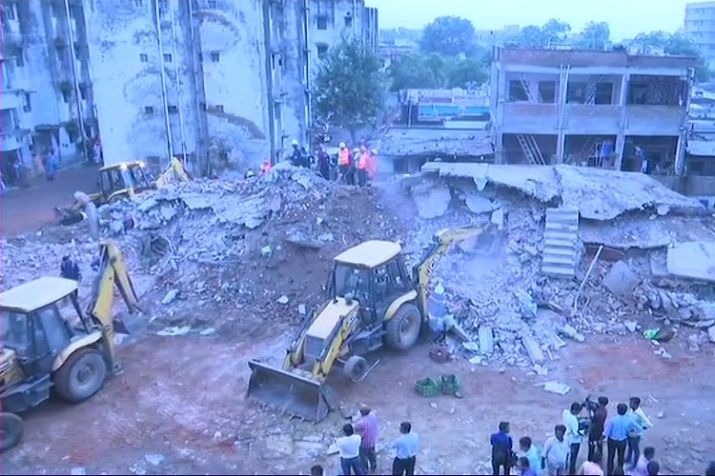 1 Killed after 4-Storey Building Collapses in Ahmedabad