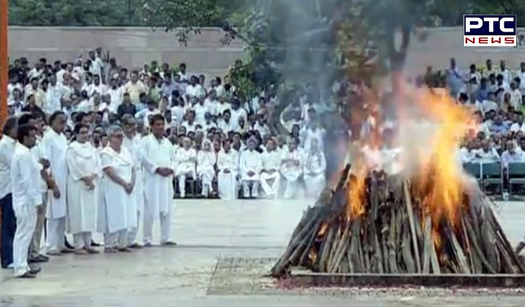 Atal Bihari Vajpayee cremated at Smriti Sthal