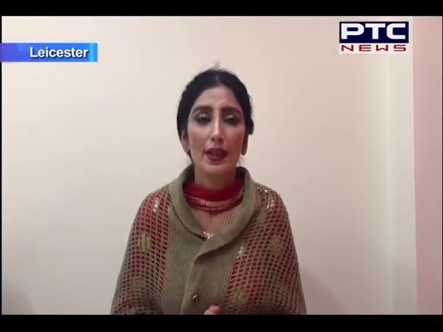 Singer Jaswinder Brar Speaking on her Show Asli Rang Punjab de in Leicester