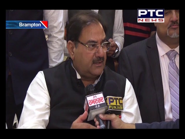Haryana's Opposition Party Leader Abhay Chautala visits Canada