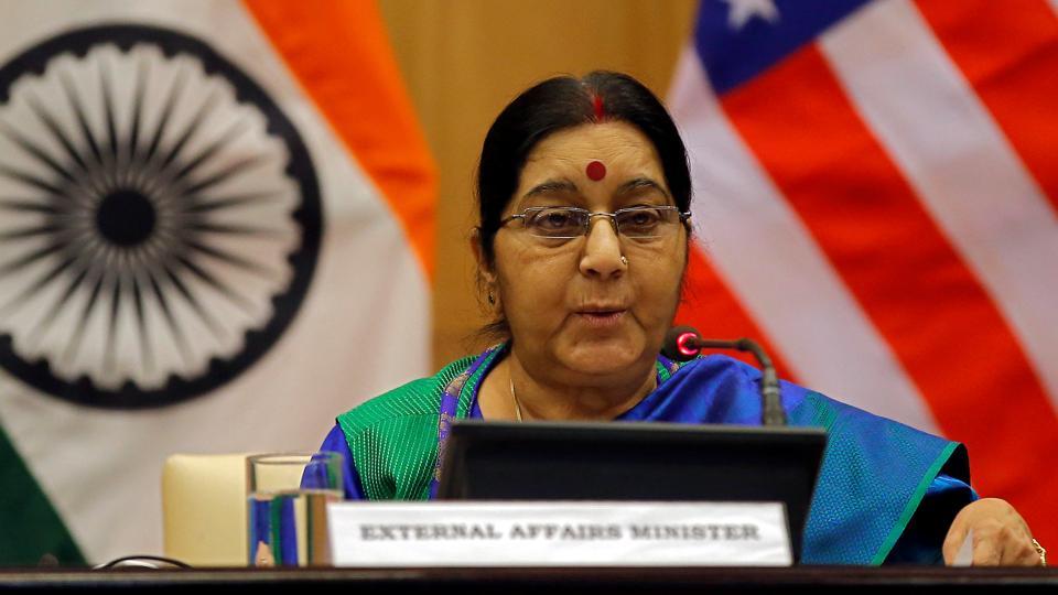 Sushma Swaraj talks of boosting business relations between India and Kazakhstan