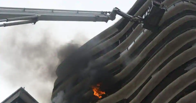 Fire breaks out at Crystal Tower building in Mumbai’s Parel