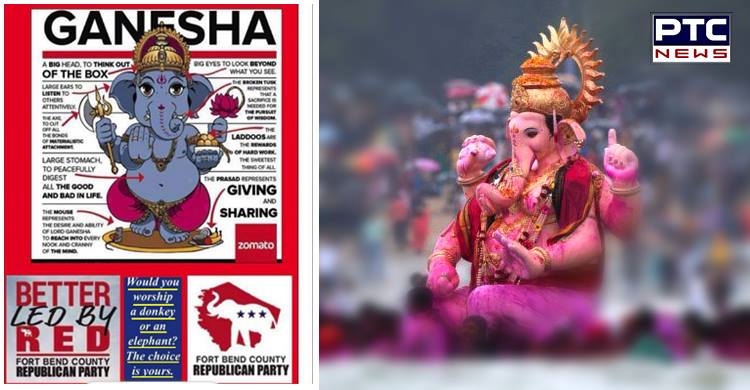 Adv Featuring Lord Ganesha 'Offends' Community; Republican Party In US Apologises To Hindus