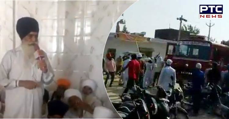 Sikhs protest as Haryana CM skips Gurdwara visit due to portrait of Bhindrawala