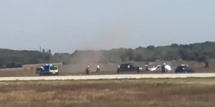 Flights at French Airport Grounded After Man Speeds his car Onto Runway; watch video