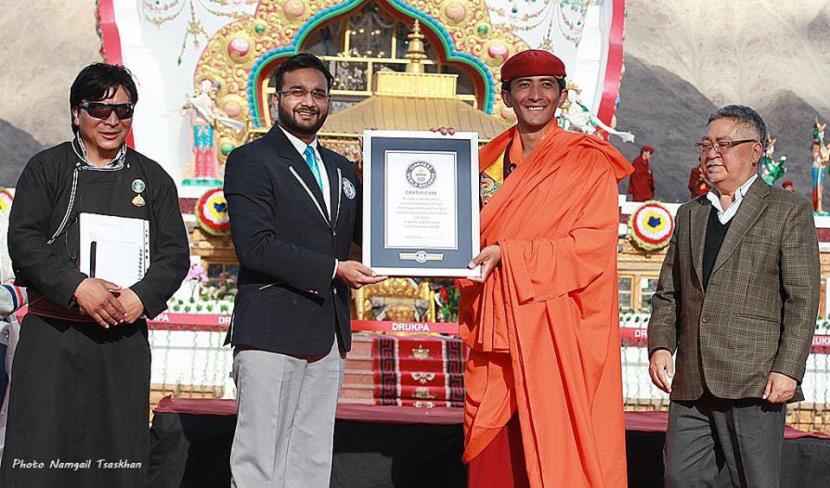 Naropa festival concludes with Guinness World Record performing Shondol dance of Ladakh