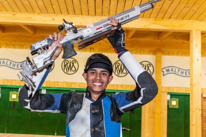 16 year old Hriday Hazarika wins gold medal in 10m Air rifle 16 year old Hriday Hazarika wins gold medal in 10m Air rifle