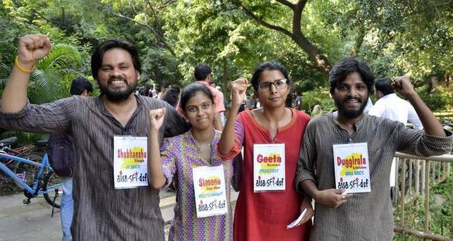 United Left clean sweeps in JNU Students' Union polls