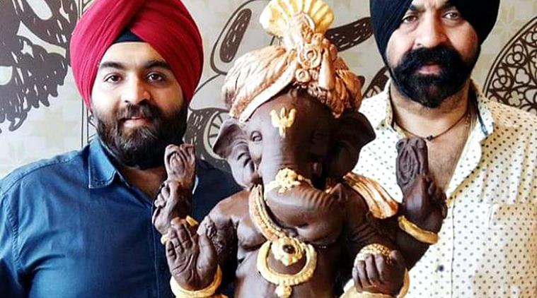 Sikhs prepare chocolate Ganpati to promote eco-friendly Ganesh Chaturthi