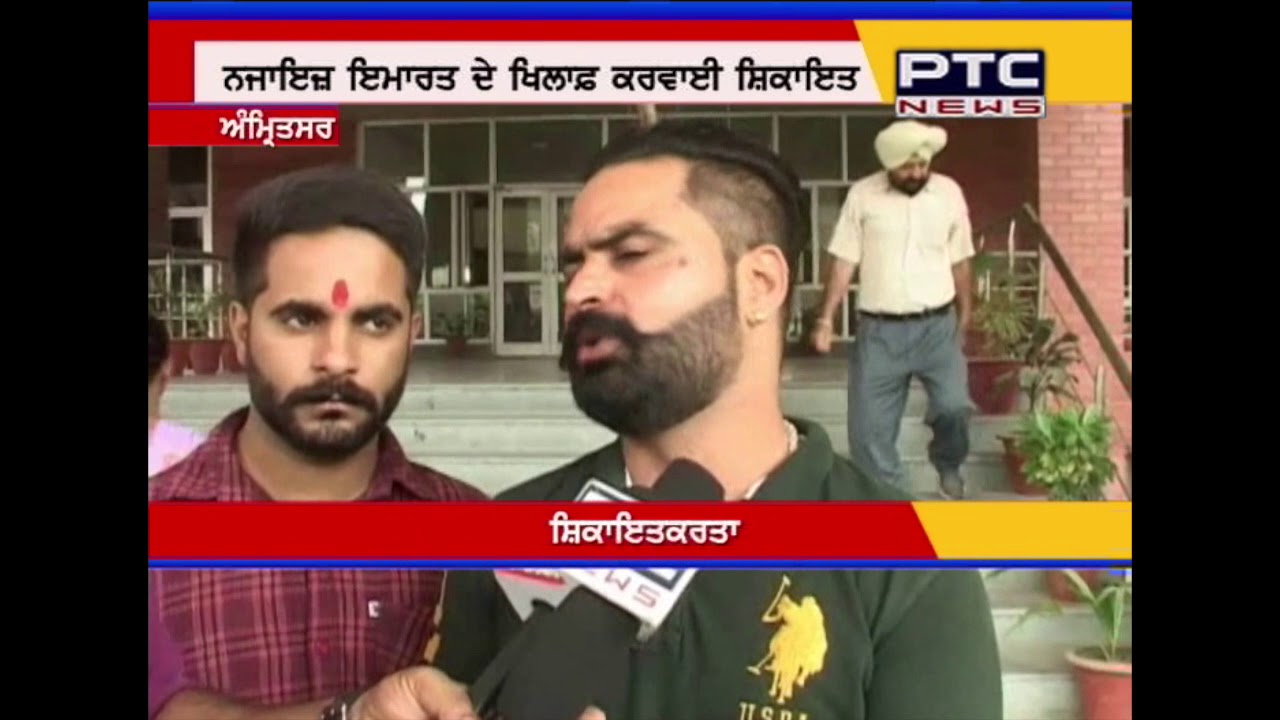 Navjot Sidhu acts blind on illegal constructions in his own city