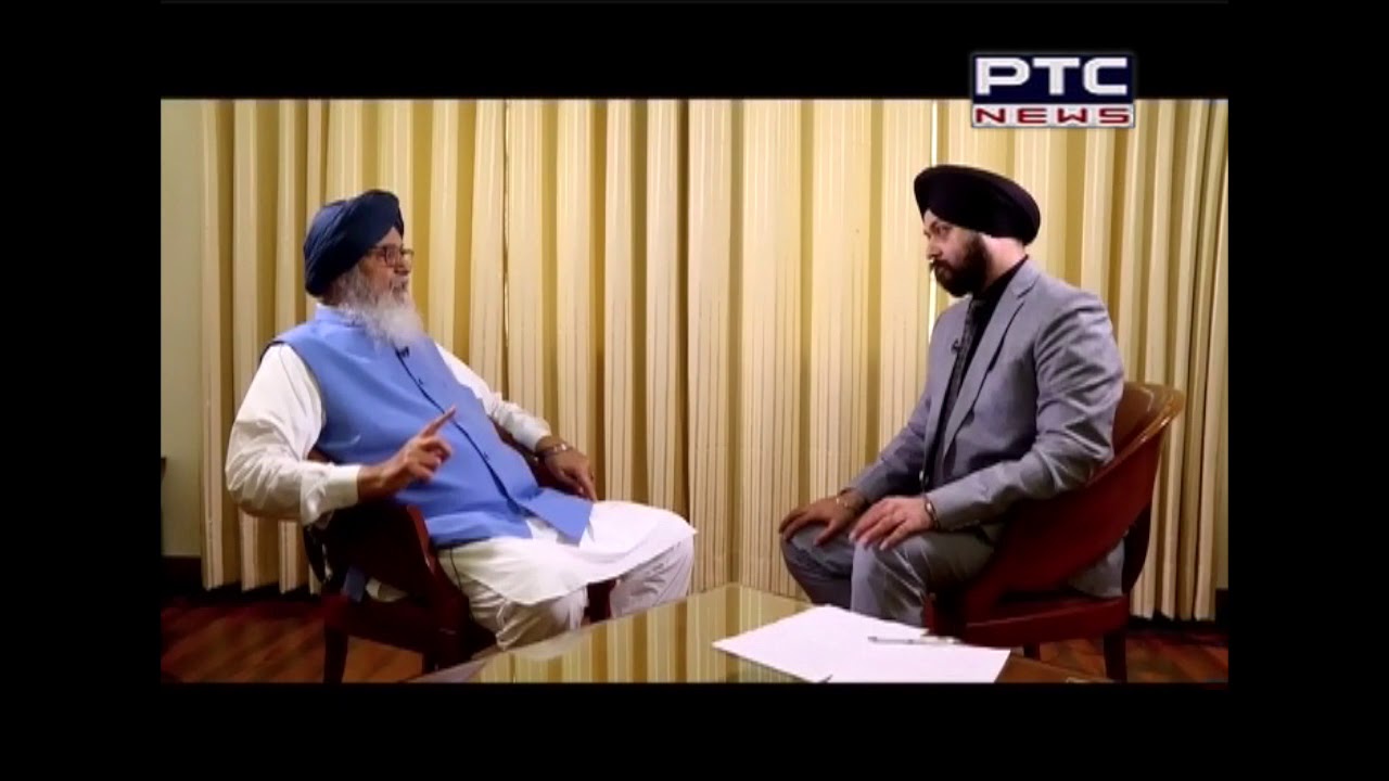 Exclusive interview of former Chief Minister Parkash Singh Badal