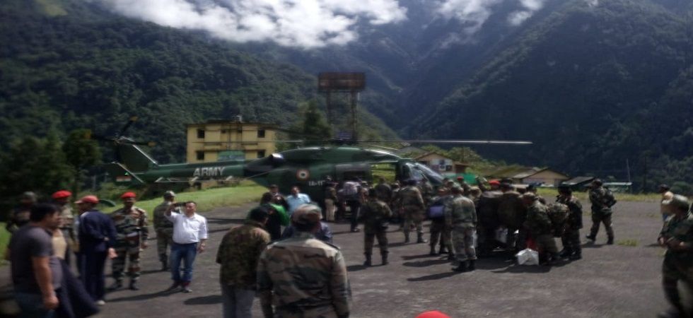 Incessant rains and landslides in Sikkim; 84 stranded people including tourists airlifted