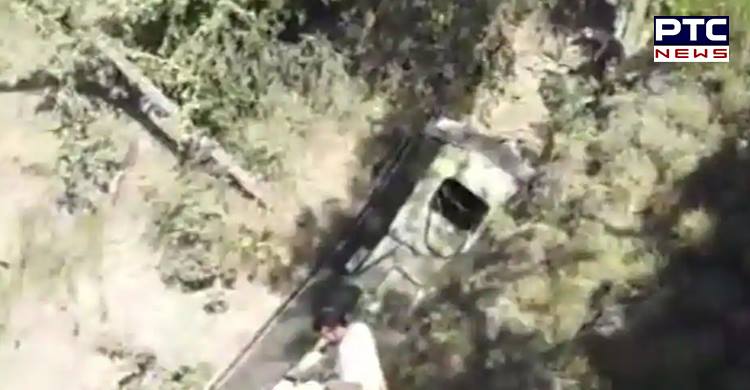 14 injured as minibus plunges into gorge in J&K