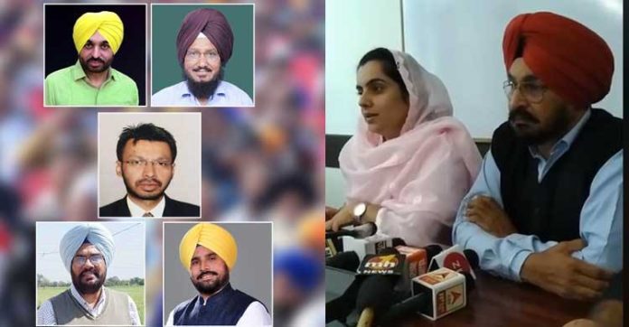 AAP Punjab Core Committee Announces 5 Lok Sabha Candidates for 2019 Elections 2 Lok Sabha