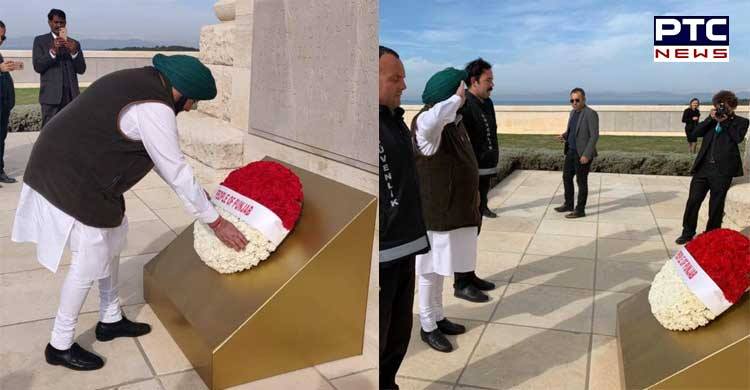 Capt Amarinder pays homage to WWI soldiers, including Indians, at Gallipoli’s Helles and Turkish memorials