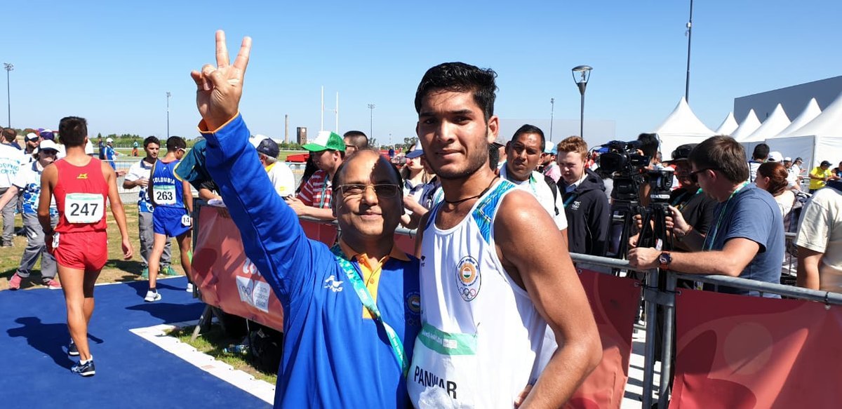 Youth Olympic Games:Suraj Panwar wins silver for India