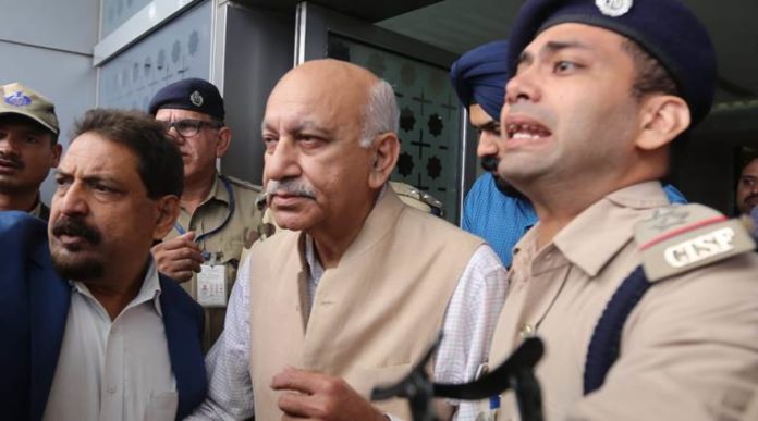 M J Akbar returns home, says there will be statement later M J Akbar returns home, says there will be statement later