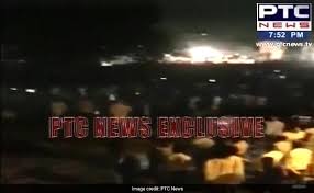 More than 50 dead as train runs over people watching the burning of Ravana effigy in Amritsar