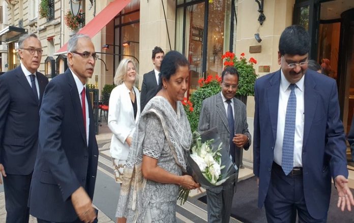 Sitharaman visits Rafale manufacturing facility in France Sitharaman visits Rafale manufacturing facility in France