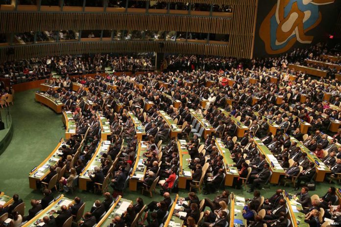 UN General Assembly UN General Assembly