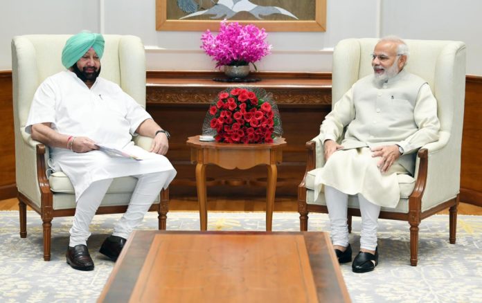 Punjab CM meets PM Modi to press for compensation for stubble burning Punjab CM meets PM Modi to press for compensation for stubble burning