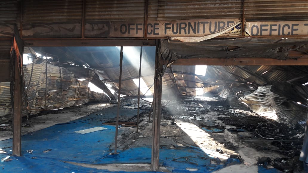 Chandigarh: Major fire in Lakhnaur furniture market; 17 shops gutted