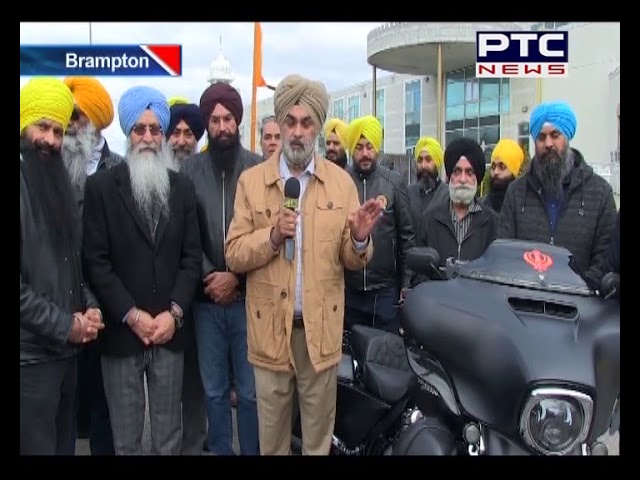 Sikh Motorcycle Club Shukrana Rally for Helmet Exemption in Ontario