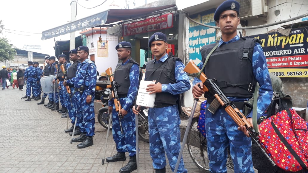 Paramilitary Force deployed in Amritsar ahead of SGPC elections