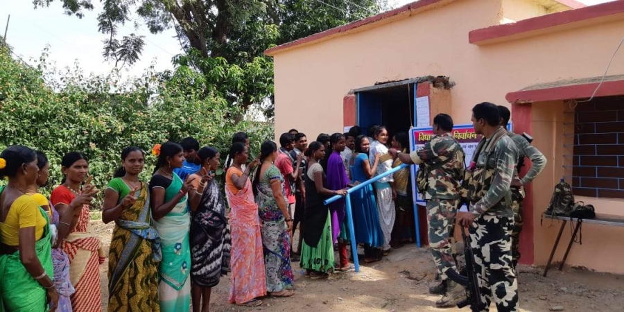 70 per cent turnout in first phase of Chhattisgarh polls: EC