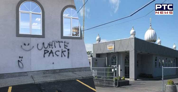 British Columbia’s Gurdwara vandalized with racist graffiti