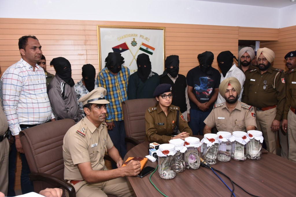 Chandigarh Police achieved a major success in “Cheating case ” by arresting 7 accused