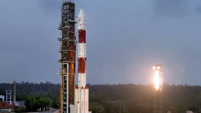 ISRO launches earth monitoring satellite