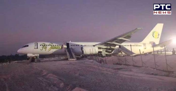 Plane overshoots runway in Guyana after emergency landing; 6 injured 1 Plane overshoots