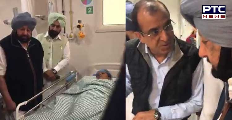 Amritsar grenade attack : Punjab CM Captain Amarinder Singh reaches Amritsar,meets injured