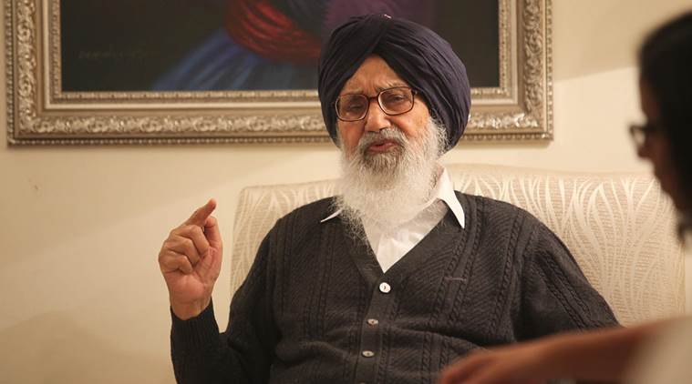 Former CM Parkash Singh Badal pays obeisance at Gurudwara Ber Sahib  