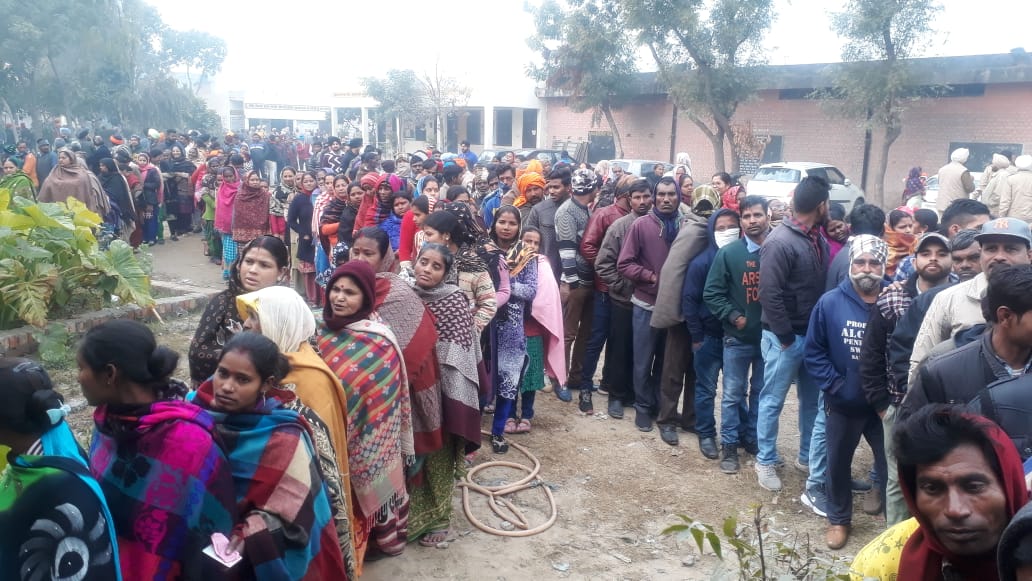 Punjab Panchayat Elections: Long queues of enthusiastic voters outside polling booths