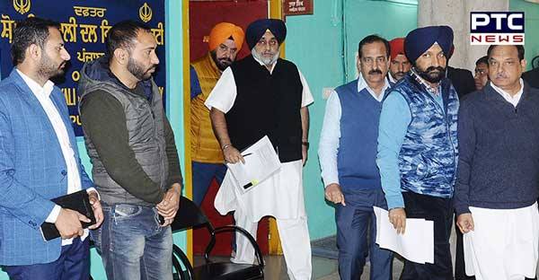 Sukhbir Badal says Cong govt ran away from answering questions like ‘kurki’ and support extended to 1984 perpetrator Kamal Nath by the Gandhi family