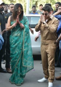 Priyanka Chopra And Nick Jonas After marriage Arrived Delhi